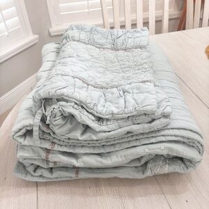 POTTERY BARN KIDS Disney Frozen Quilt Anna Elsa Olaf Full/Queen + Shams 86”X86”